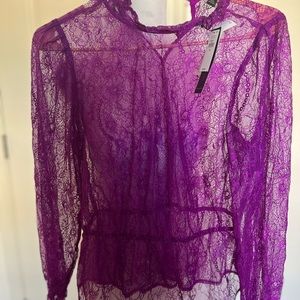 NEW Banana republic lace top
